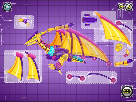Игра Steel Dino Toy:Mechanic Pterosaurs - 2 player game