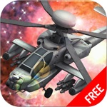 A Battle Gunship Space War  Helicopter in Action