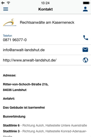 Rechtsanwälte am Kaserneneck screenshot 3
