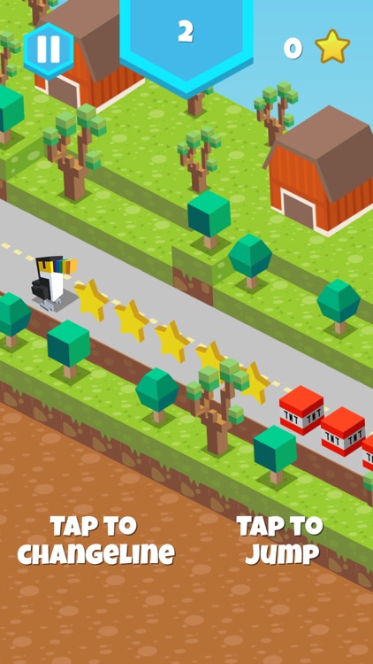 blocky endless risky road running arcade hopper screenshot-3