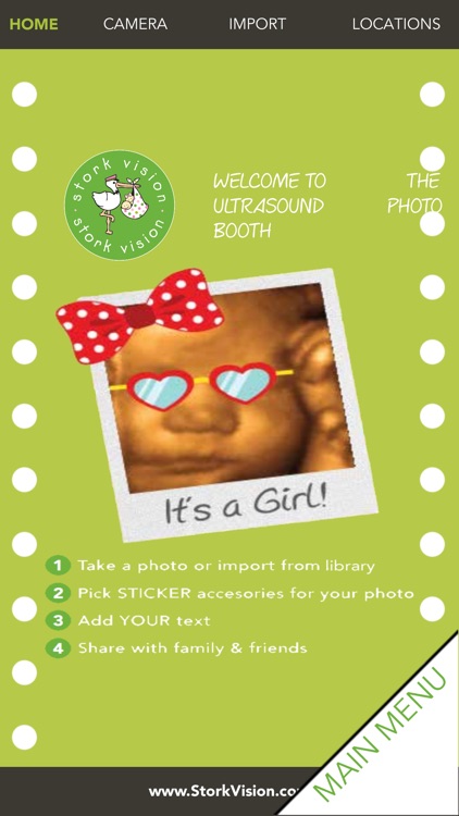 Stork Vision Ultrasound Photo Booth
