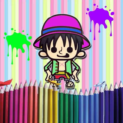 My Colouring One Piece Paint Of Book Icon