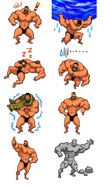 Strong Man Stickers screenshot-3