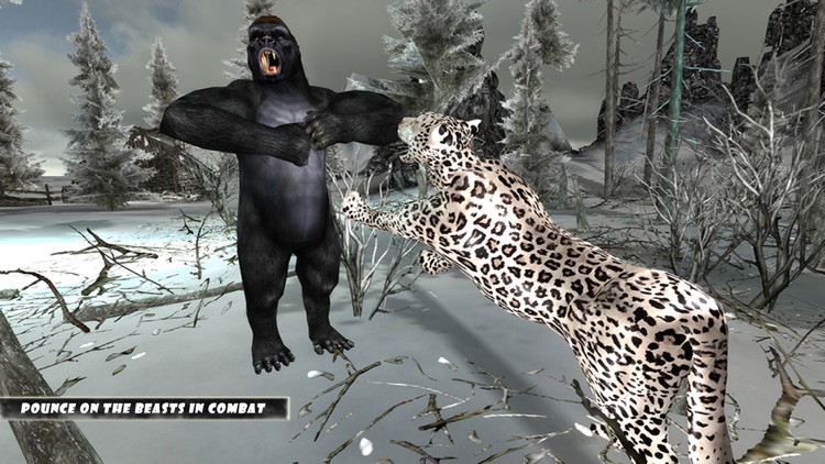 Snow Leopard Simulator 2017: Wild Big Cat Attack screenshot-4
