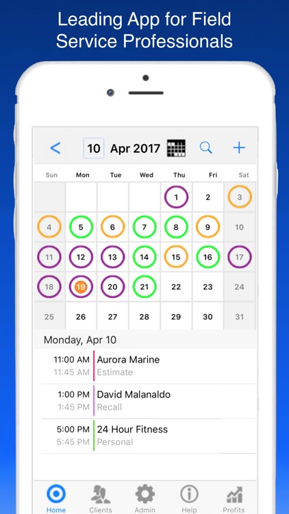 Service Tech Scheduling, Estimating & Invoicing