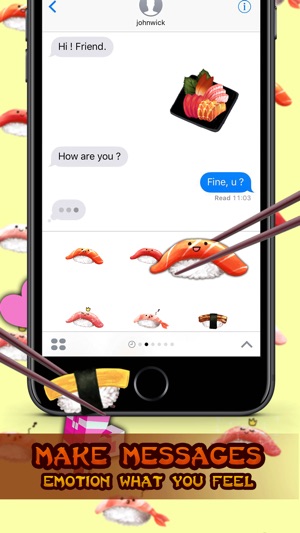 Japanese Food สติกเกอร์ สำหรับ iMessage(圖2)-速報App