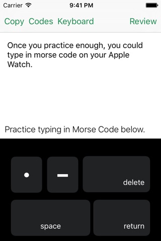 Morse Code Keys screenshot 2