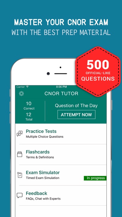 How to cancel & delete CCI CNOR Practice Exam Prep 2017 – Q&A Flashcards from iphone & ipad 1