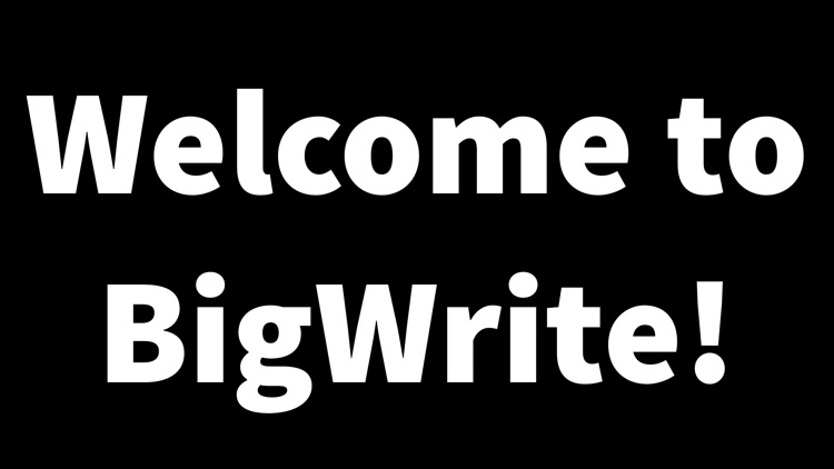 BigWrite