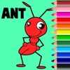Animal Coloring Book Pages Ants Game Educational