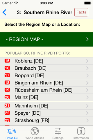 River Cruises Atlas -Europe screenshot 2