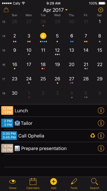 Week Calendar