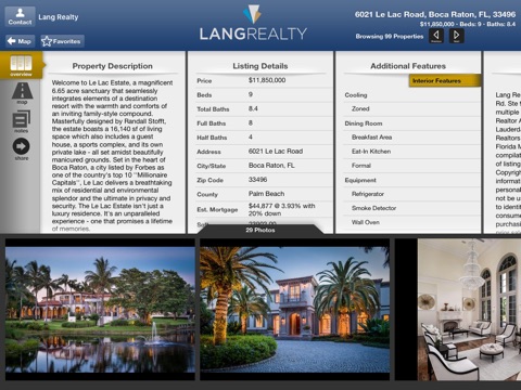 Lang Realty for iPad screenshot 4