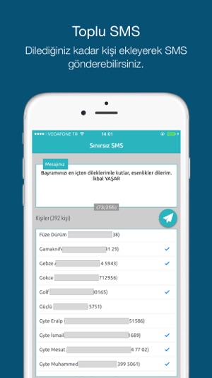 Toplu SMS - Mesaj Gönder(圖1)-速報App