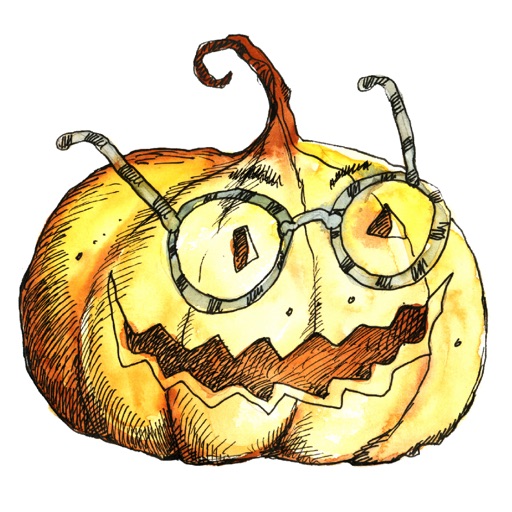 Pumpkin - Frog - Worm! Watercolor Stickers icon