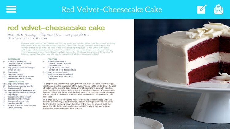 Dessert Cookbook - Cake and Ice Cream