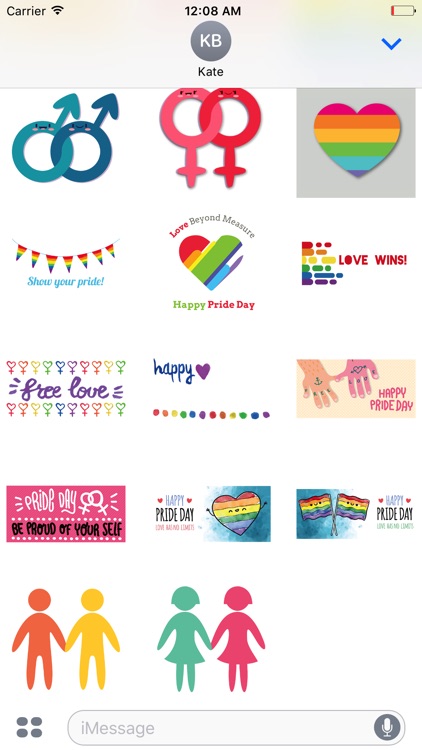 LGBT Pride Love Animated Sticker screenshot-3