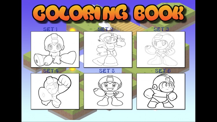 Coloring Book For Mega Man