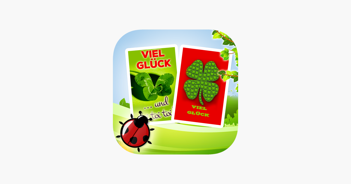 Viel Gluck Gluckwunschkarten Grusskarten On The App Store
