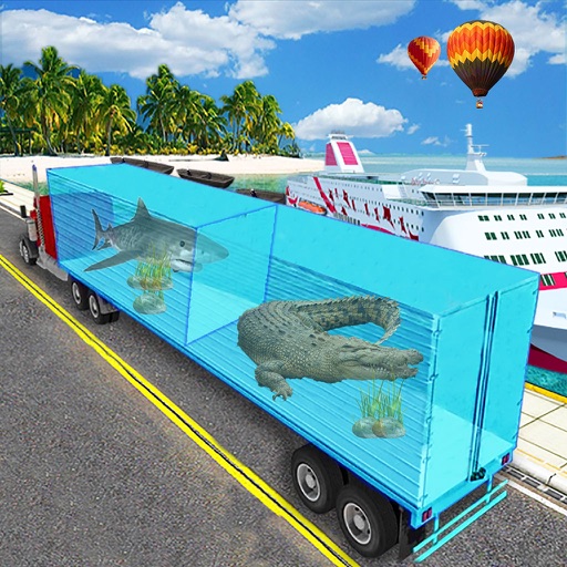 Real Sea Animal Cargo Truck - Pro icon