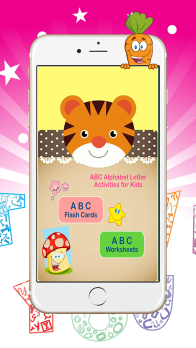 How to cancel & delete Learn Alphabet A to Z Worksheets for Preschoolers from iphone & ipad 1