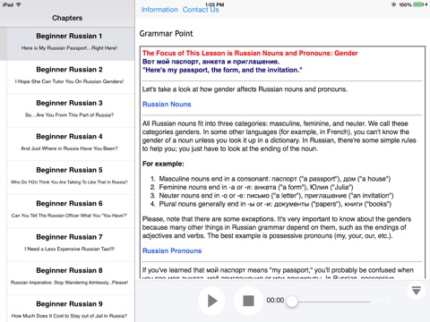 Beginner Russian for iPad screenshot 4
