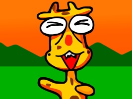Have fun sharing Animated Giraffe stickers, place them over your iMessage text bubbles, over images or even on other stickers
