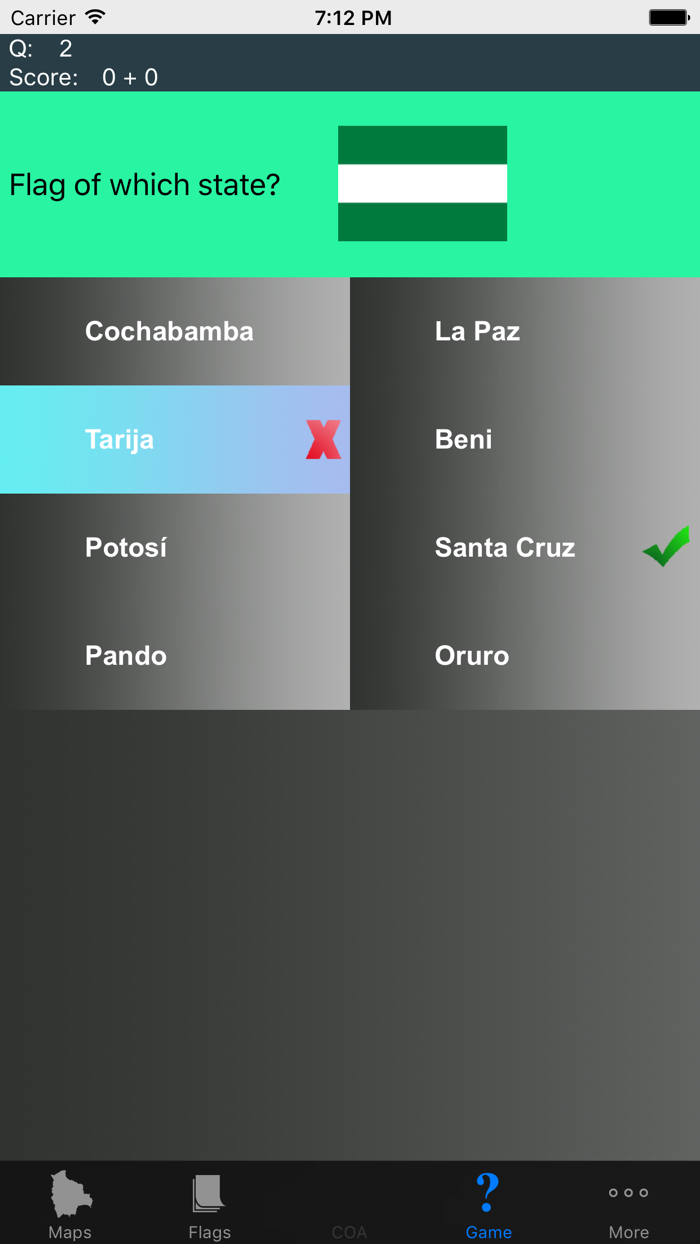 Bolivia State Maps and Flags