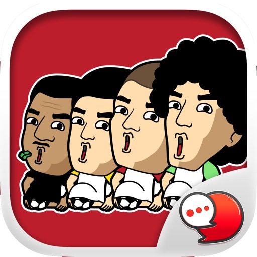 Football Live Chat Stickers Keyboard By ChatStick iOS App