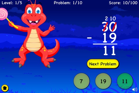 Subtraction For Kids - 1st & 2nd Grade Basic Math screenshot 4