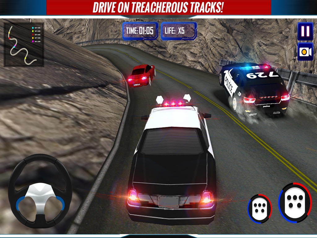 Police Car Driver Chase High Speed Street Racer 3D screenshot 3