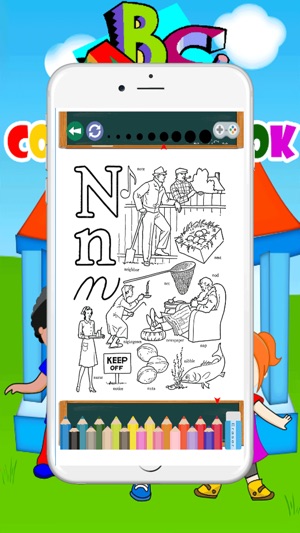 ABCD Alphabet ColoringBook For Kids(圖1)-速報App