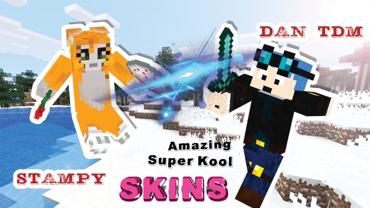 Stampy & Dantdm Skins for Minecraft Pocket Edition
