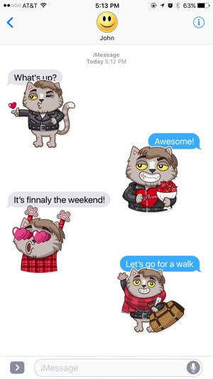 Hipster Cat Life Stickers(圖3)-速報App