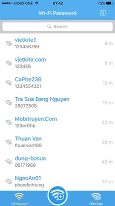 Captura 1 Wifi Password: Share free wifi passwords key iphone