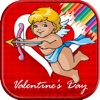Valentines love day coloring book for kids