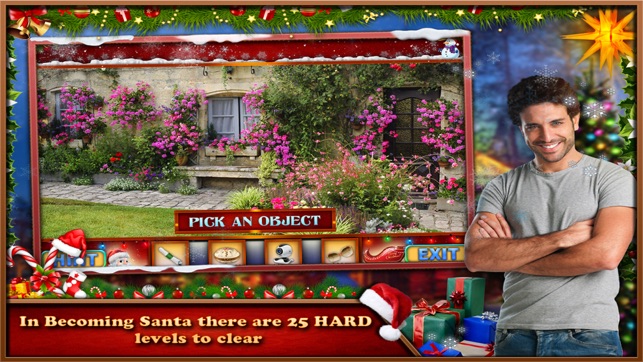 Hidden Object Games Becoming Santa