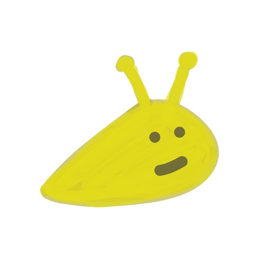 Funny Slug sticker pack - cute bug emoji stickers