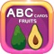 ABCCards Fruits Preschool ABC Alphabets Learning