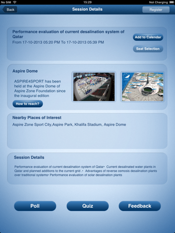 Bridge - Aspire Conference Management System screenshot 4