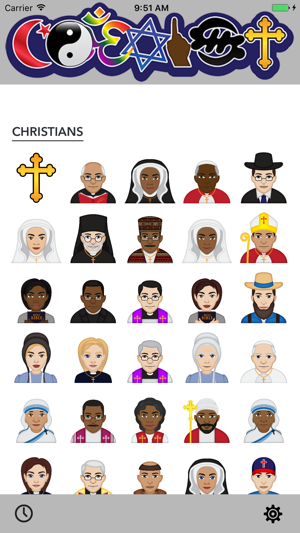 Coexist Emojis: The InterFaith Emoji App(圖2)-速報App