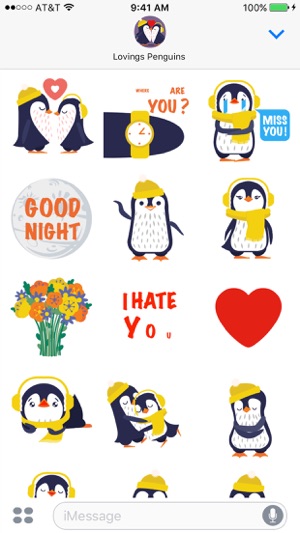 Love Penguins - Animated Pack for Valentines Day(圖3)-速報App