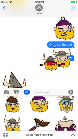 Vikings Head Sticker Pack(圖3)-速報App