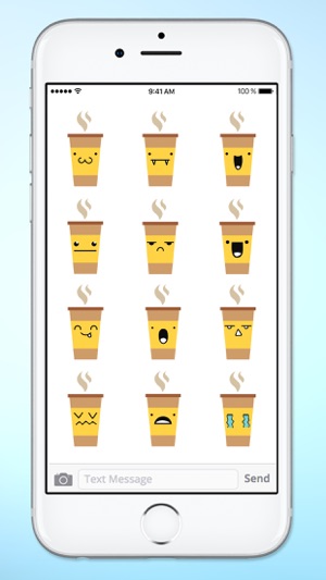 Cute Coffee Emojis Sticker Pack(圖4)-速報App