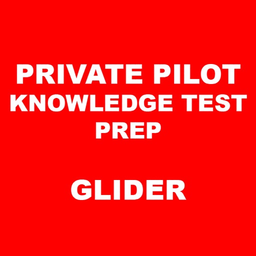 Private Pilot Knowledge Test Prep Glider for iPad icon