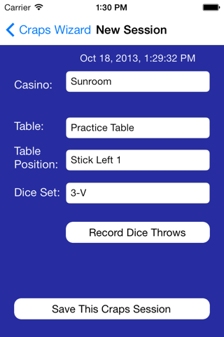 Craps Wizard screenshot 2