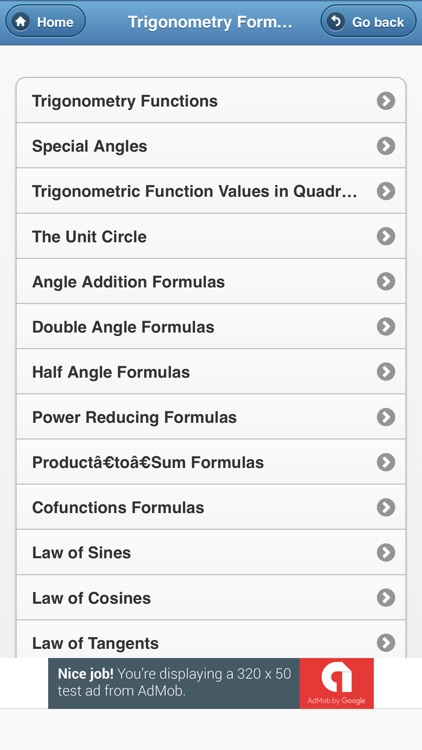 All Maths Formulas