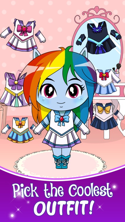 Magic Sailor Pony Girls & Friends Dress Up