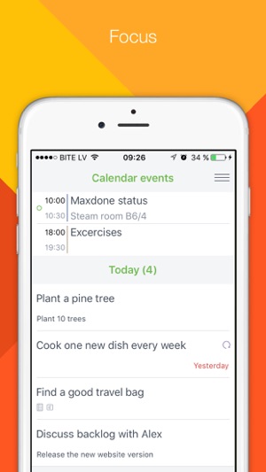 Maxdone: Personal efficiency in a single list(圖1)-速報App