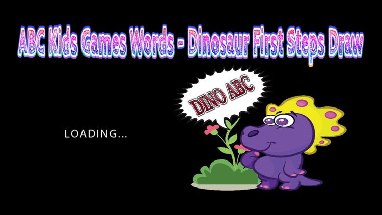 ABC Kids Games Words - Dinosaur First Steps Draw screenshot-4